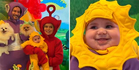 Filha De Viih Tube E Eliezer Brilha Como Sol Dos Teletubbies Em