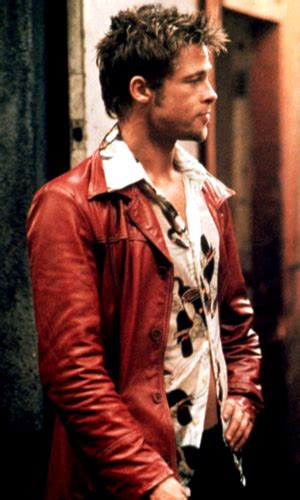 Looks Like Leather Brad Pitt As Tyler Durden In Fight Club