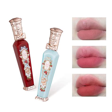 1PC Huazhixiao Strawberry Rococo Series Cloud Lip Kawaii Lip Gloss Rare