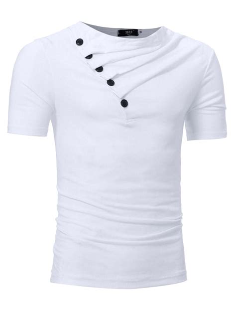 Designer Plain White T Shirt