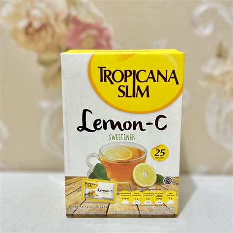 Jual TROPICANA SLIM SWEETENER LEMON C PENGGANTI GULA Shopee Indonesia