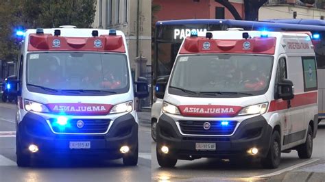 Wail Siren Ambulanza Croce Rossa Padova In Emergenza Italian