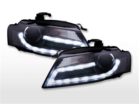 Scheinwerfer Set Xenon Daylight LED Tagfahrlicht Audi A4 B8 8K 07 11