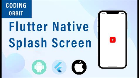 Flutter Native Splash Screen Android Ios Youtube