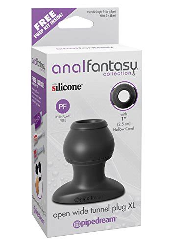PIPEDREAM Offen Tunnel Plug Anal Fantasy Sammlung Schwarz