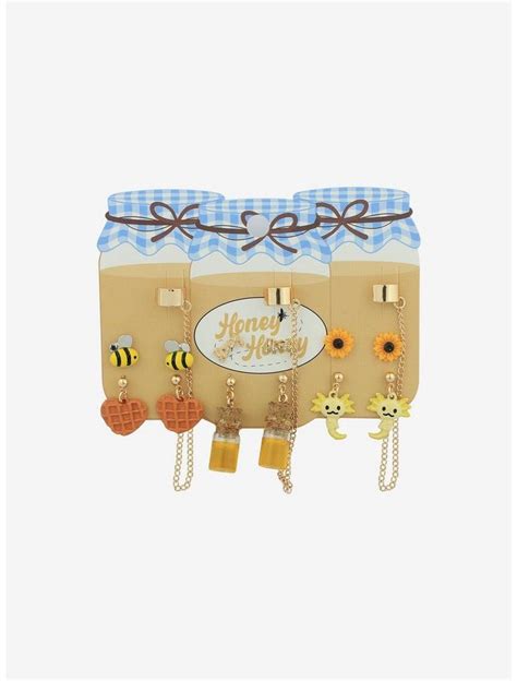 Honey Bee Axolotl Cuff Earring Set Hot Topic Cuff Earrings Honey