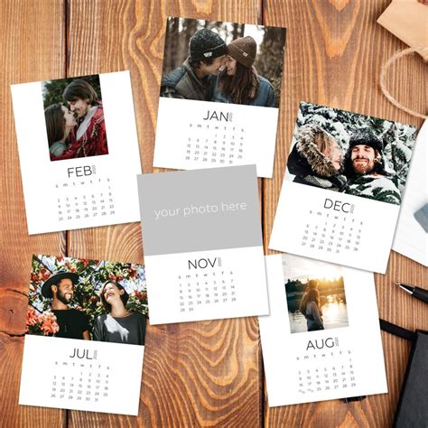 Custom Photo Calendar Personalized Calendar Printable | Etsy