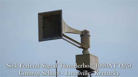 Sick 4 5 Port Thunderbolt 1000T Siren Test Full Alert Conway MS