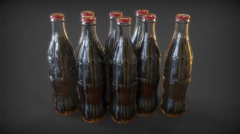 3d Model Of Nuka Cola Bottle