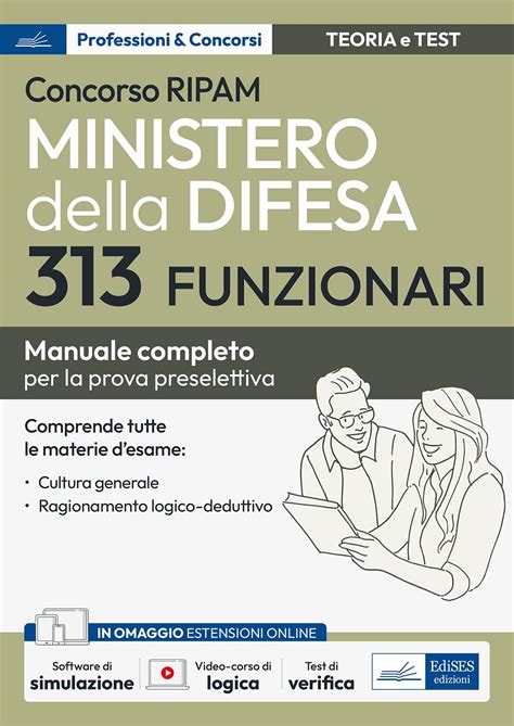 Concorso Funzionari Ministero Della Difesa Manuale Per La Prova