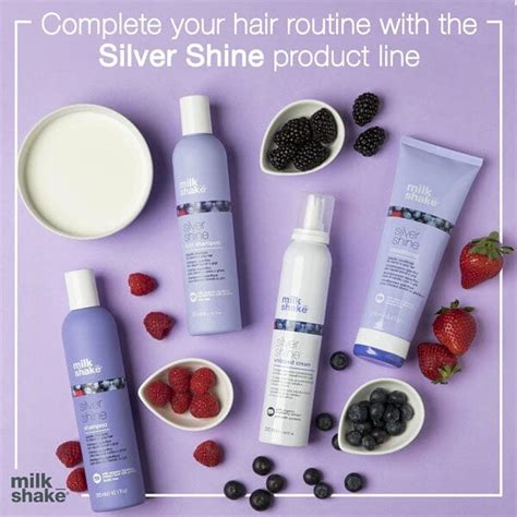 Milkshake® Silver Shine Purple Shampoo 300ml W Milk Protein And Frui