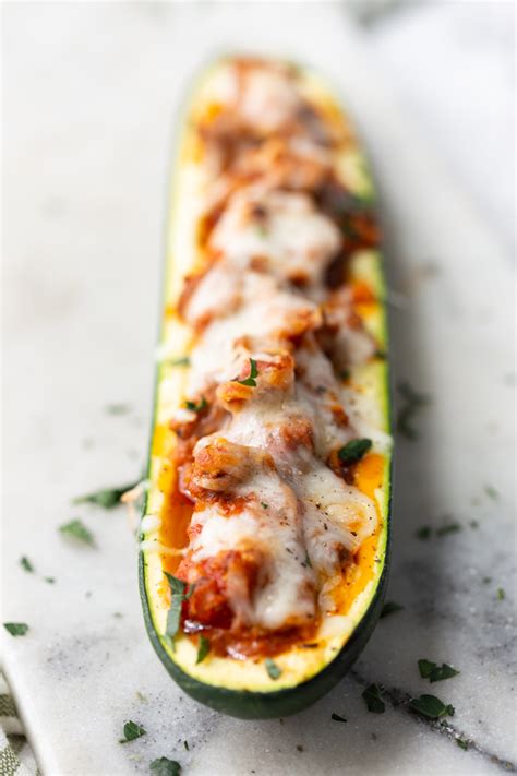 Beef Stuffed Zucchini Boats Low Carb Easy Peasy Meals