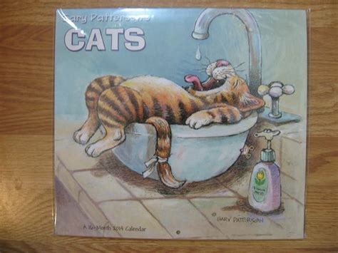 Gary Patterson S Cats Calendar 2014 Kitten Cartoon Cat Art