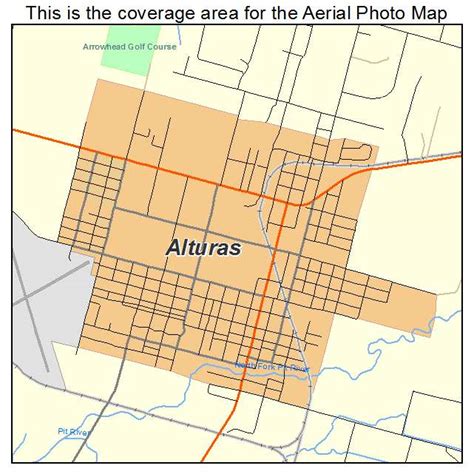 Aerial Photography Map of Alturas, CA California