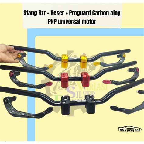 Jual Stang Setang Stir Rzr Raiser Reiser Peninggi Stang Proguard Carbon