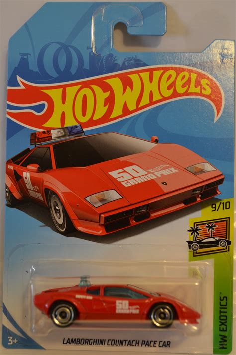 Hot Wheels Th Anniversary HW Exotics Lamborghini Countach Pace Car Red Yoover