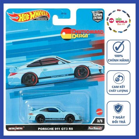 Xe mô hình Hot Wheels Premium Car Culture Deutschland Design Series Porsche GT RS HCJ