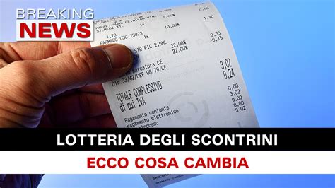 Lotteria Degli Scontrini Ecco Cosa Cambia Breaking News Italia