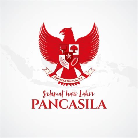 Premium Vector Illustration Selamat Hari Lahir Pancasila