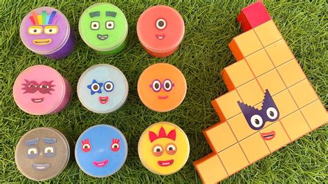 Numberblocks Satisfying Rainbow Small Circle Clay Finding Puzzle