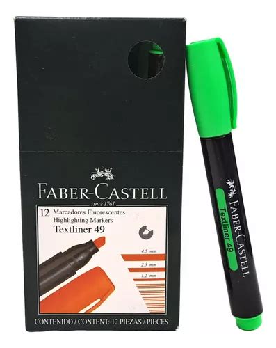 Resaltador Faber Castell Verde Fluo Por Unidades