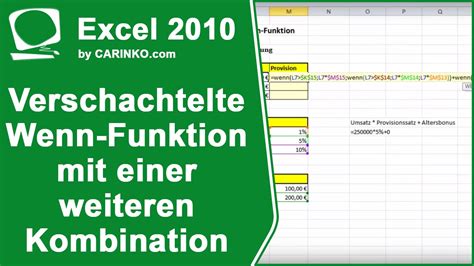 Excel Wennfunktion Einfach Erklrt Youtube