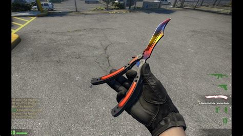 Factory New Butterfly Knife Marble Fade Unboxing My First Ever Knife