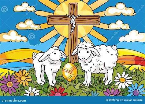 Religious Symbols Easter Clip Art Featuring Iconic Religious Symbols Such As Crosses Doves