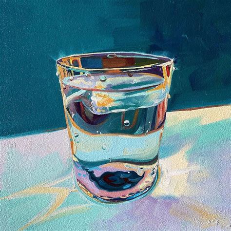 Alai Oildigital Painter Su Instagram Stay Hydrated Glass Of Water