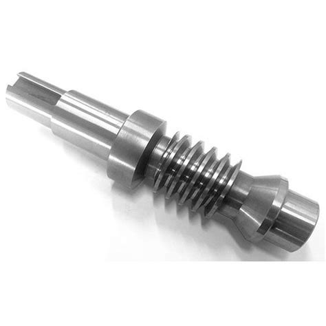 China Supplier Polished Mild Steel Worm Shaft Steel Gear Shaft And