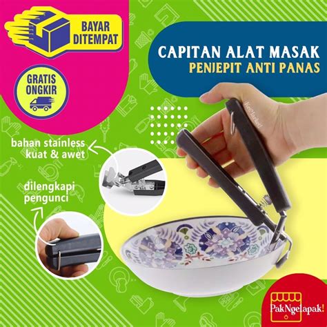 Jual Hot Dish Gripper Penjepit Peralatan Masak Piring Makan Panas