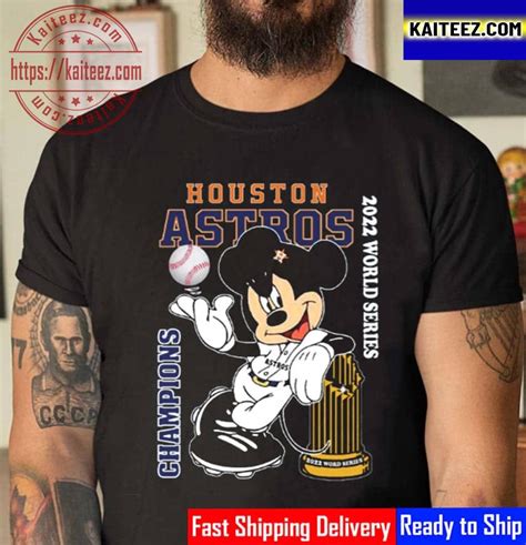 Mickey Mouse Houston Astros 2022 World Series Champions Vintage T Shirt