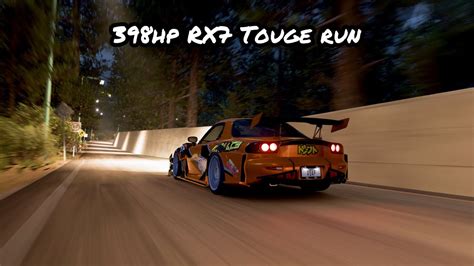 Hp Rx Touge Run On Custom Mountain Map In Fh Youtube