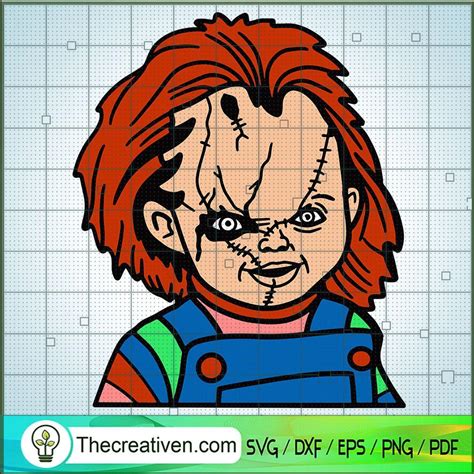 Chucky SVG, Chucky Halloween SVG, Chucky Scary SVG, Chucky Horror SVG ...