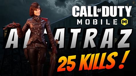 25 KILLS LEGENDARY RANK ALCATRAZ GAMEPLAY CODM YouTube