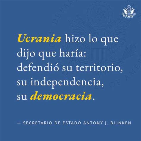 US Embassy Guatemala On Twitter SecBlinken Y Estados Unidos Se