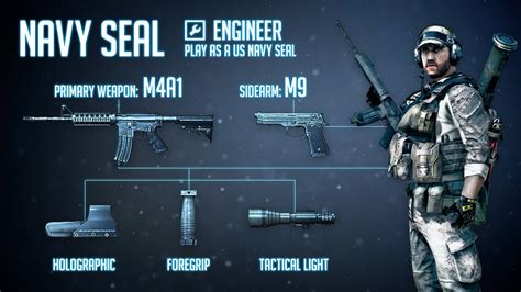 Navy Seal Bf3 Engineer Loadout And M4a1 Gameplay Youtube