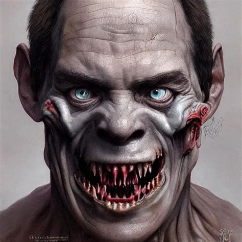 Dmitry Medvedev Is Evil Gremlin Rotten Teeth Stable Diffusion