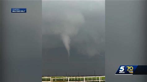 Monday Brought Tornado Warning Severe Storms To Oklahoma