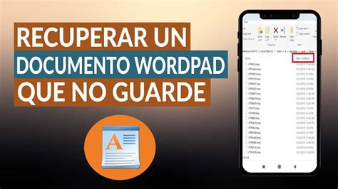 Cómo recuperar un documento de WORDPAD que no guarde fácilmente YouTube