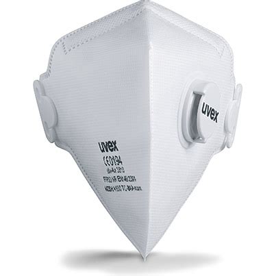 Uvex Silv Air C 3310 Valved Fold Flat FFP3 Dust Mask Pack Of 15