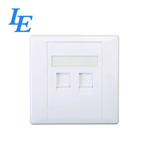 White Rj45 Face Plate Wall Sockets Data Point Faceplate Pc Material