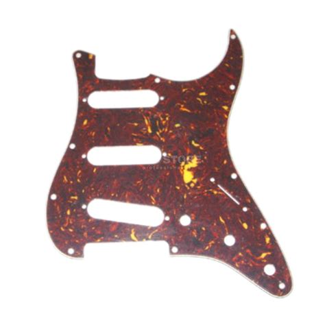 Fender Morn Style Pickguard Strat Tortoise Shell 4 Ply 11 Hole DV247