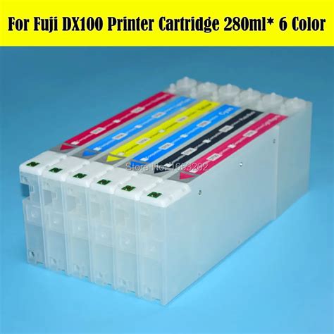 Lot Ml Color Fuji Dx Ink Cartridge T T T For