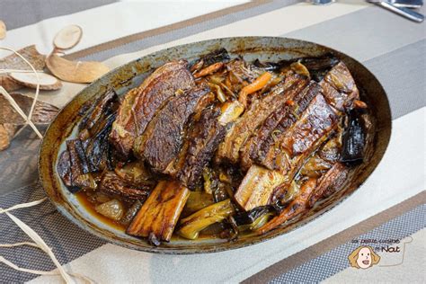 Plat de côtes au four recette pour 6 personnes