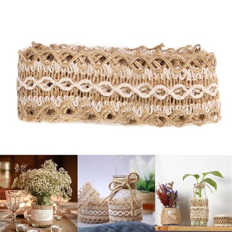 2 шт Мешковина в рулоне s Декоративные Многоцелевой DIY Мешковина в ...
