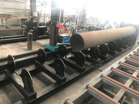 China Rollerbed Large Diameter CNC Pipe Cutting Beveling Machine For