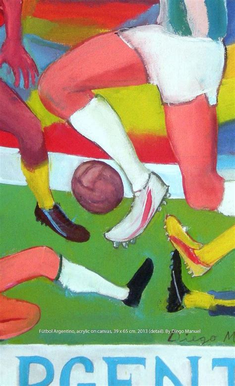 Fútbol Argentino acrylic on canvas 39 x 65 cm 2013 pinturas de