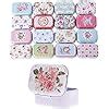 Amazon Ximimark Pcs Mini Flower Tin Trinket Jewelry Coin Box