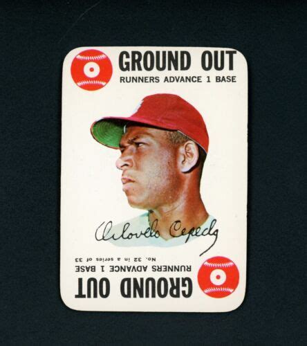 Orlando Cepeda 1968 Topps Game HOF St Louis Cardinals 32 NM MT EBay